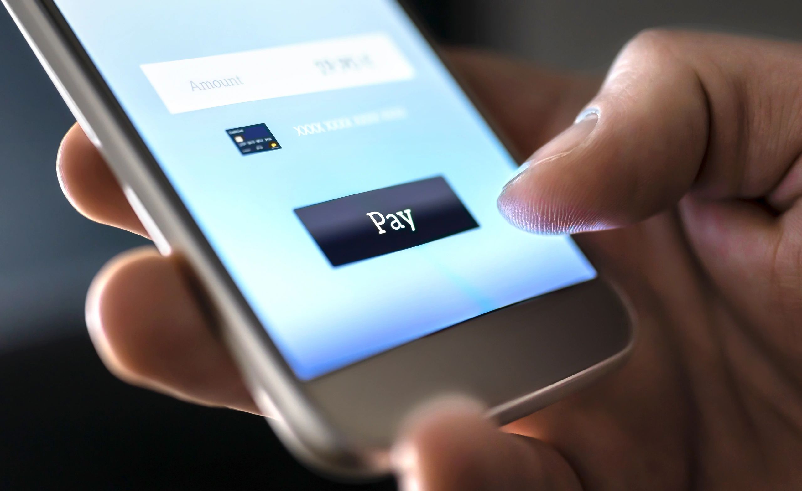Payment app on smartphone